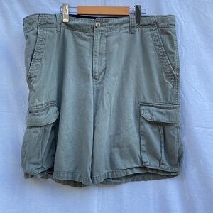 Basic Red Cargo Shorts